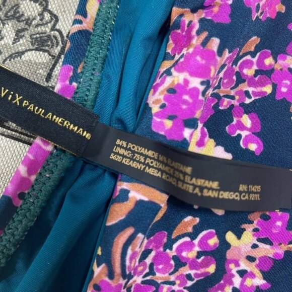 NWOT VIX PAULAHERMANNY Driss Retro Loop Bikini - Picture 6 of 11